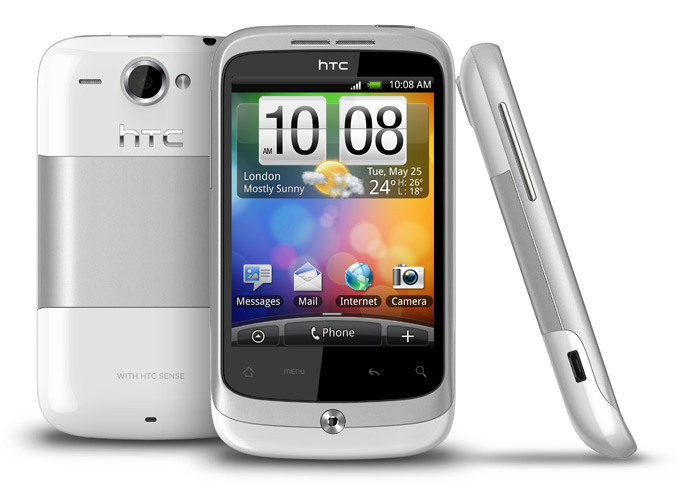 htc wildfire white. HTC Wildfire