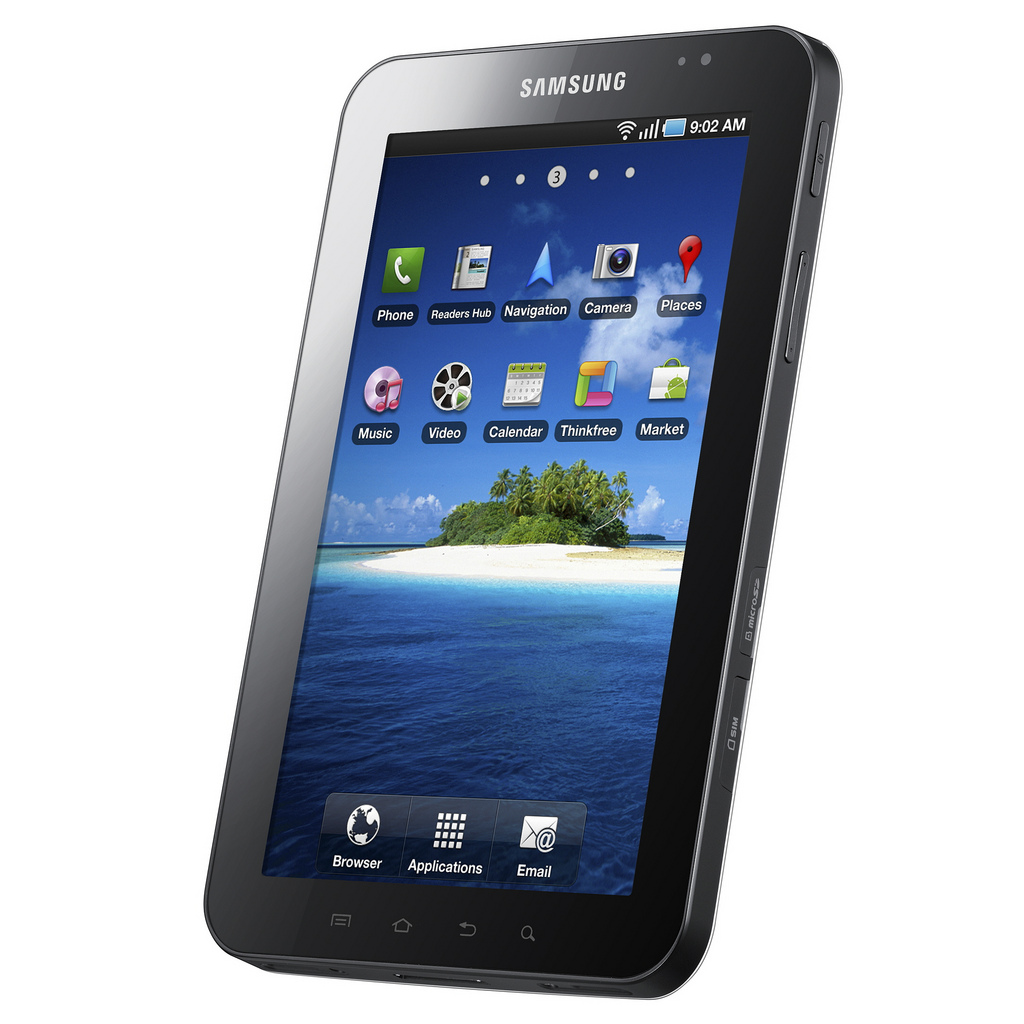 Samsung GALAXY Tab 7-inch Android 2.2 powered tablet