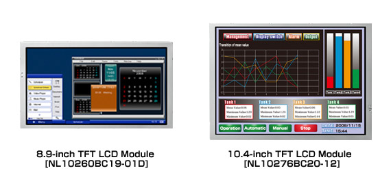 nec-8.9inch, 10.4 -tft-lcd module