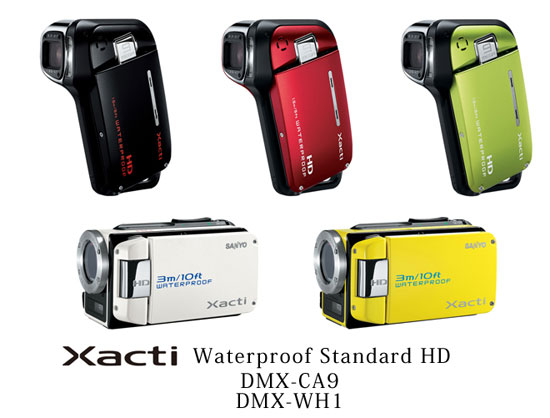 sanyo-xacti-waterproof cameras