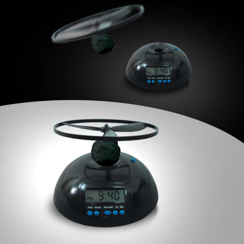 flying alarm clock