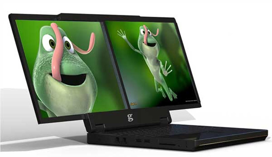 gscreen M1 dual display laptop