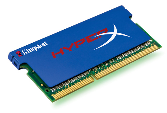 Kingston XMP-ready HyperX DDR3 SO-DIMMs for notebook