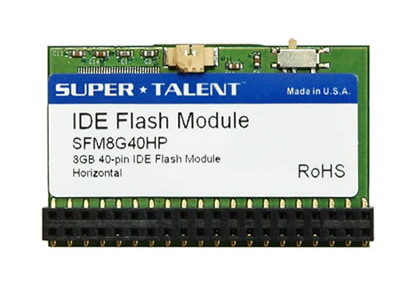 40 pin IDE Flash Disk Module (FDM) with Horizontal connector