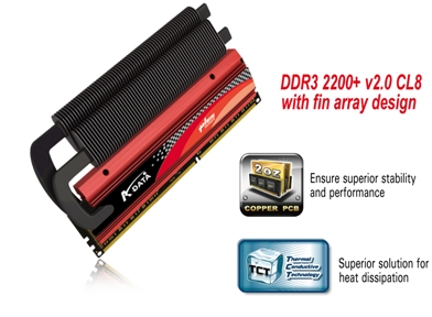A-Data XPG Plus Series DDR3-2200+ v2.0 with 2oz copper PCB design