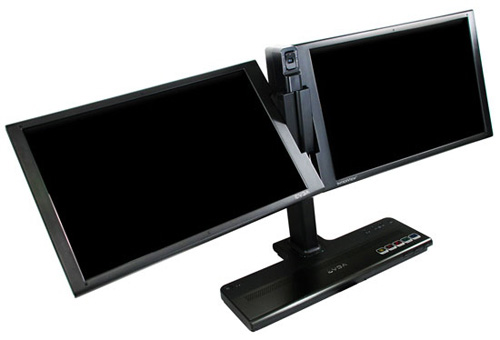 EVGA InterView 1700 dual monitor system