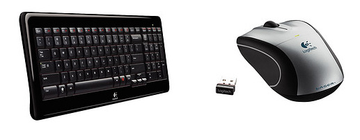 Logitech Wireless Keyboard 340 and Mouse M505