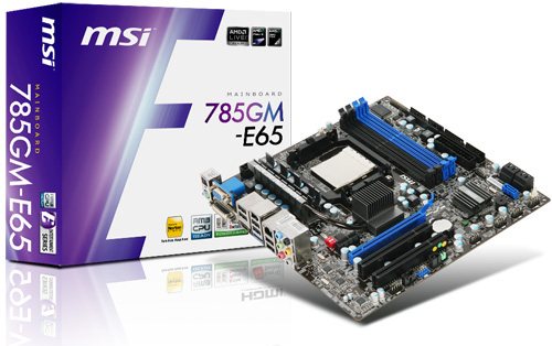 MSI 785G-E65 Mainboard