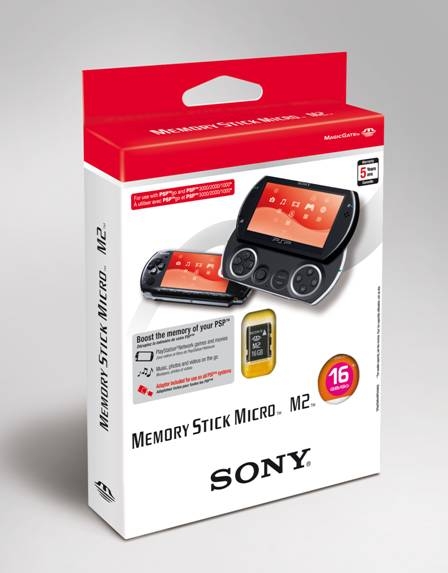 Memory Stick Pro Duo 32 GB packaging