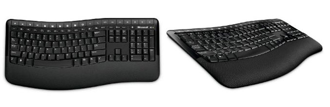 Microsoft Wireless Comfort Desktop 5000 keyboard