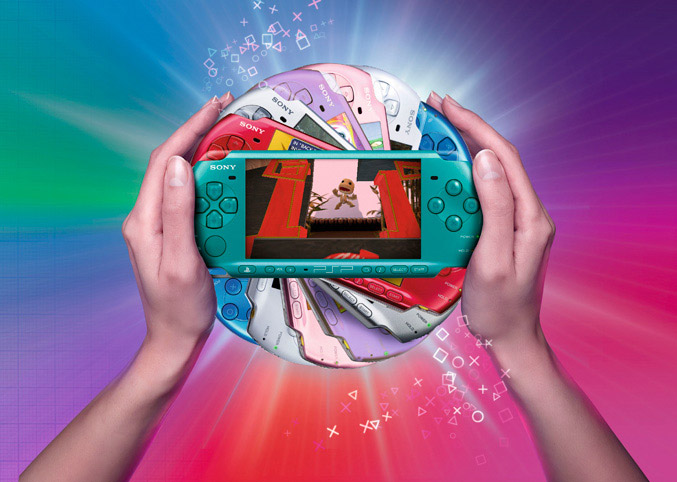 Sony PSP 7 colours