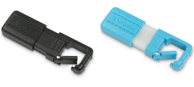 Verbatim TUFF-CLIP flash drives