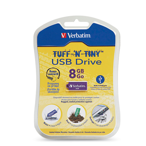 Verbatim TUFF-N'-TINY USB flash Drive Box