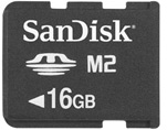 16GB SanDisk Memory Stick Micro M2