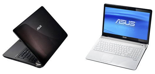 Asus N61 brown and white notebook