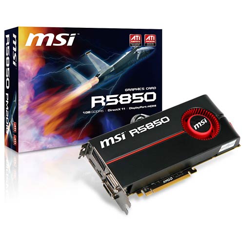 MSI R5850 graphic card