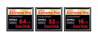 SanDisk Extreme Pro Compact Flash Card 