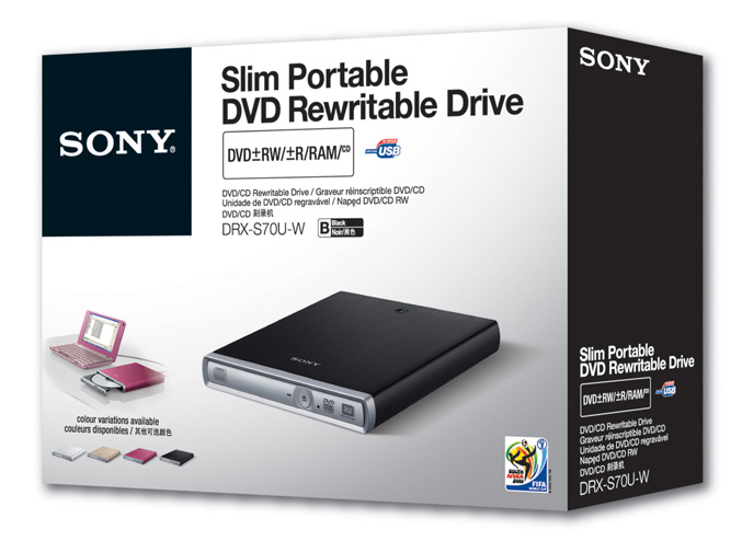 Sony DRX-U70-W external DVD/CD recordable drive
