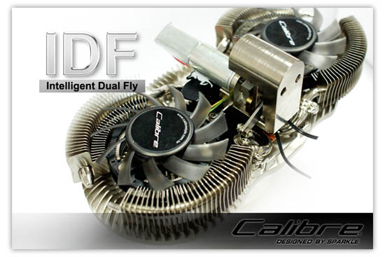 Sparkle Calibre IDF (Intelligent Dual Fly )Cooling System