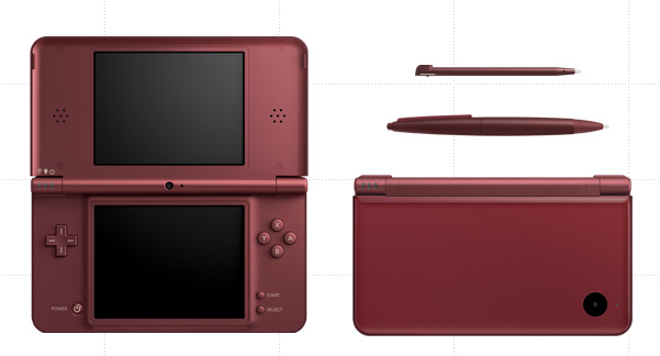 Nintendo DSi LL Whine Red