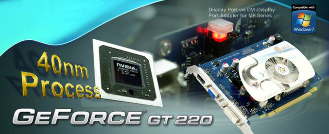 SPARKLE GeForce GT220 Graphics Card