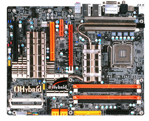 DFI P45-ION-T2A2 Hybrid Motherboard