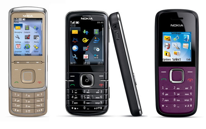 Nokia 6316s, Nokia 3806 and Nokia 1506