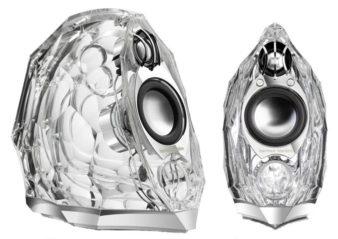 Harman Kardon GLA-55 glass speakers 