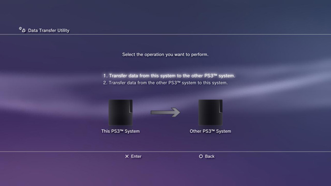 PS3 Data Transfer Utility