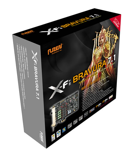 Auzentech X-Fi Bravura Sound Card - box