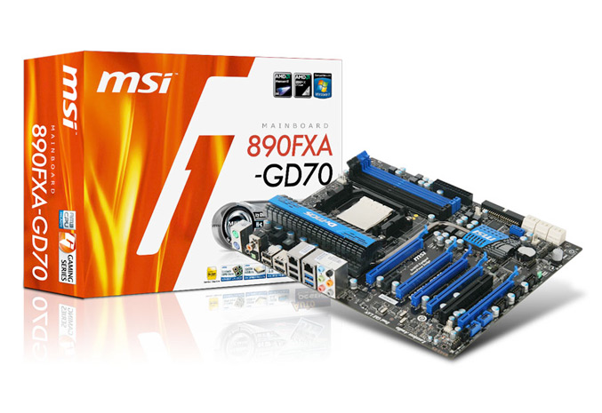 MSI 890FXA-GD70 mainboard
