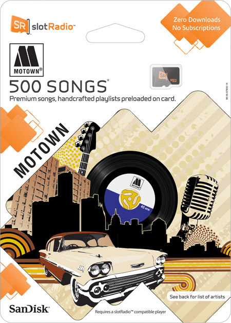 SanDisk slotRadio Motown card