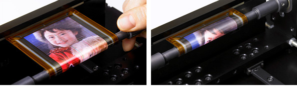 Sony Rollable OTFT-driven OLED Display