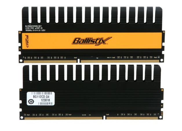 Crucial Ballistix 4GB memory kit