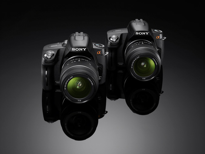 Sony A290 and A390 DSLR