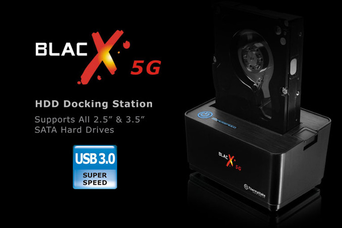 Thermaltake BlacX 5G USB 3.0-Docking Station