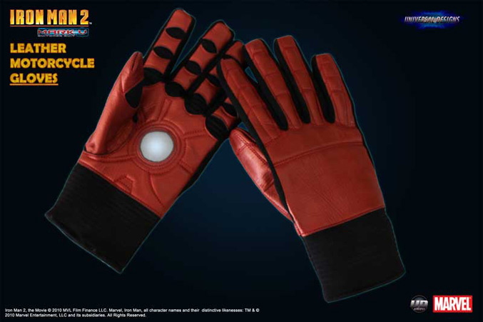 Iron Man motorcycle gloves