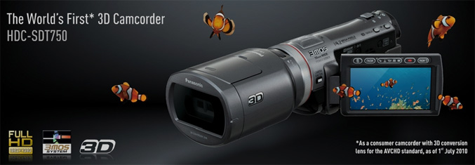 Panasonic HDC-SDT750 3D camcorder