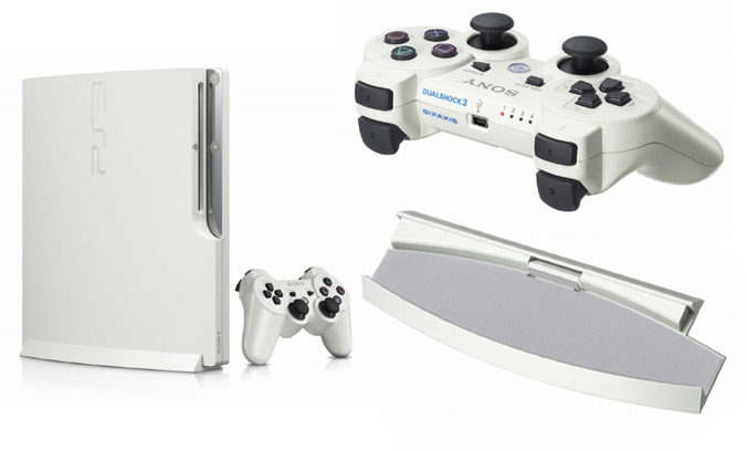 Playstation 3 white peripherals