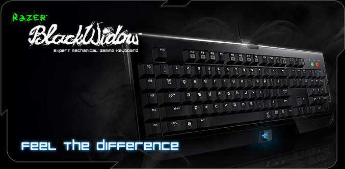 Razer BlackWidow mechanical keyboard