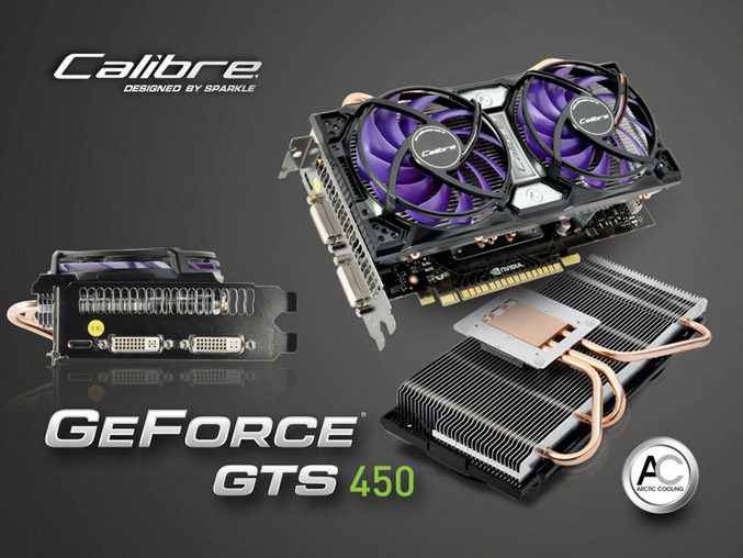 Calibre X450G graphics card 