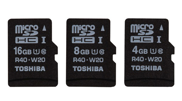 Toshiba microSDHC UHS-I Cards