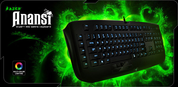 Razer Anansi MMO gaming keyboard