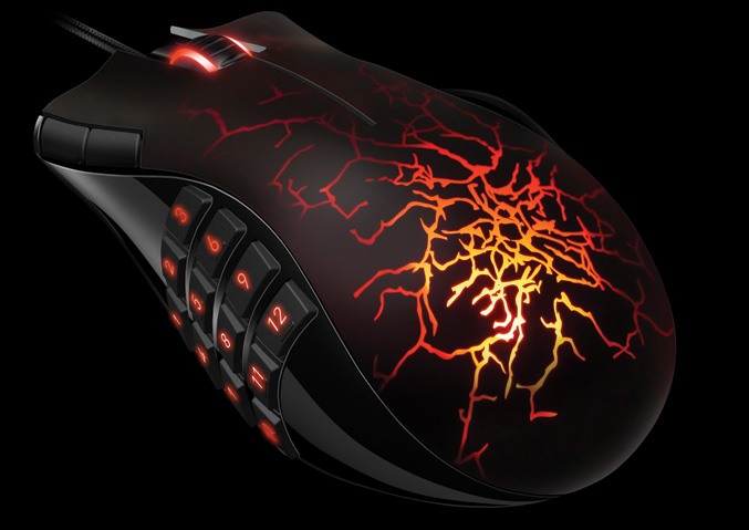 Razer Naga Molten MMO gaming mouse