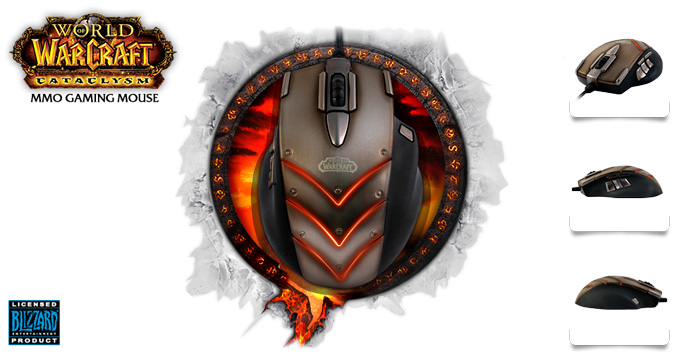 SteelSeries World of Warcraft Cataclysm MMO Gaming Mouse