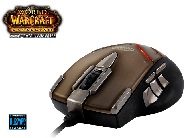 SteelSeries World of Warcraft Cataclysm MMO Gaming Mouse