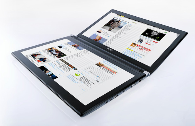 Acer Iconia dual-screen notebook