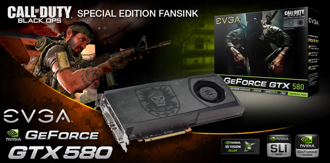 EVGA GeForce GTX 580 Call of Duty:Black Ops Edition