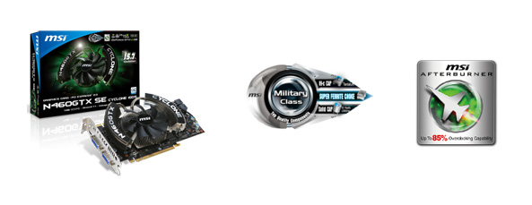 MSI N460GTX SE graphics cards