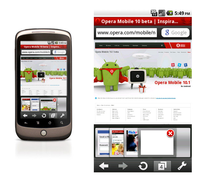 Opera Mobile for Android